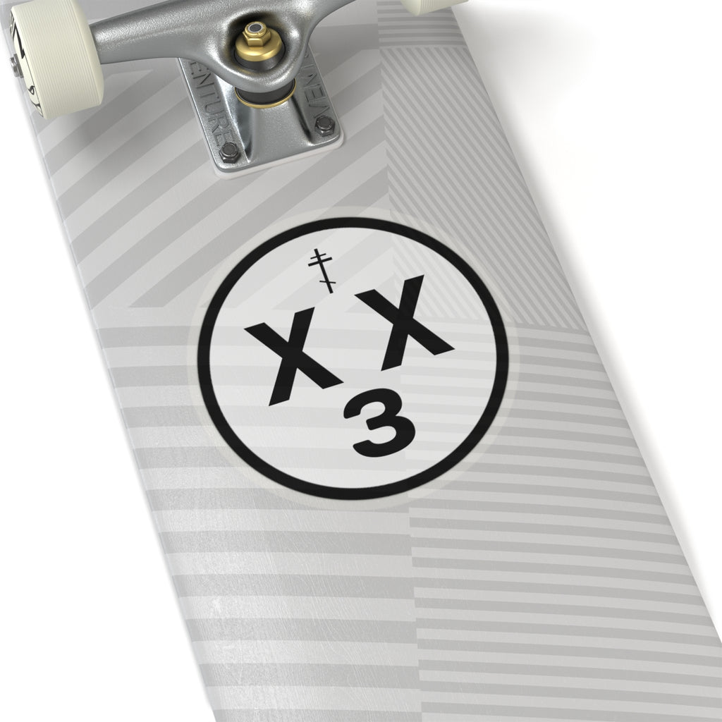 orthodoxx3d sticker - white