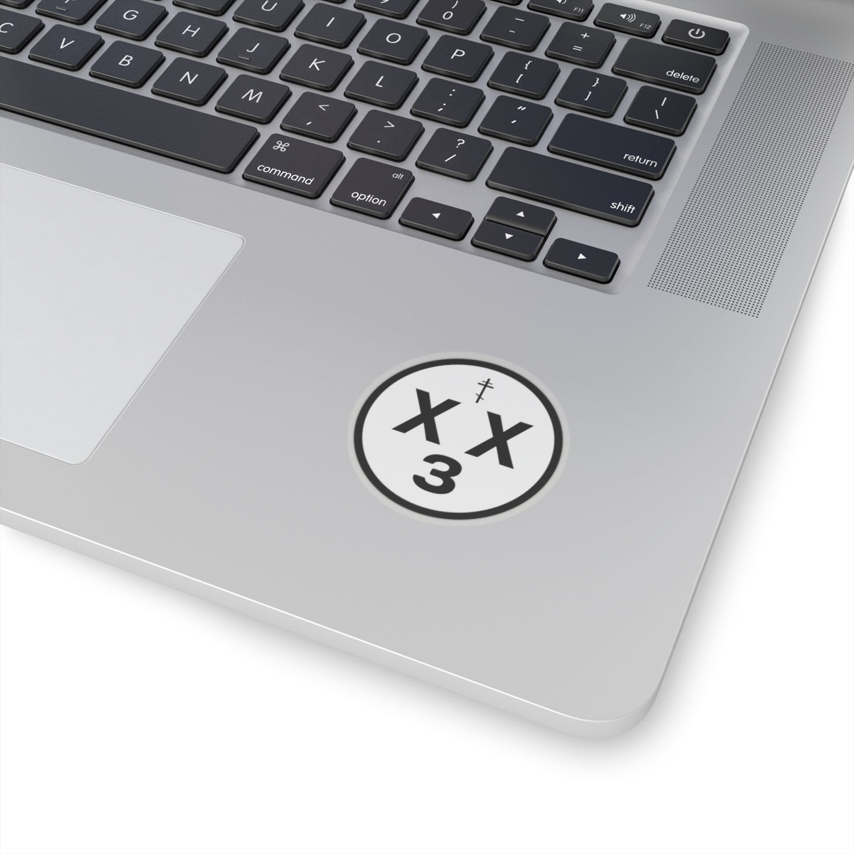 orthodoxx3d sticker - white