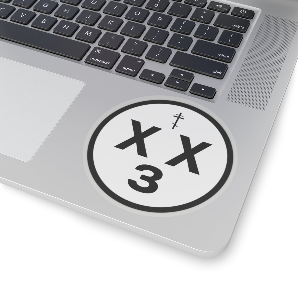 orthodoxx3d sticker - white