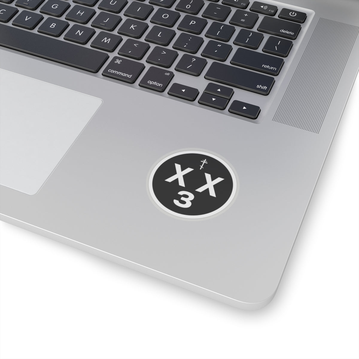 orthodoxx3d sticker - black