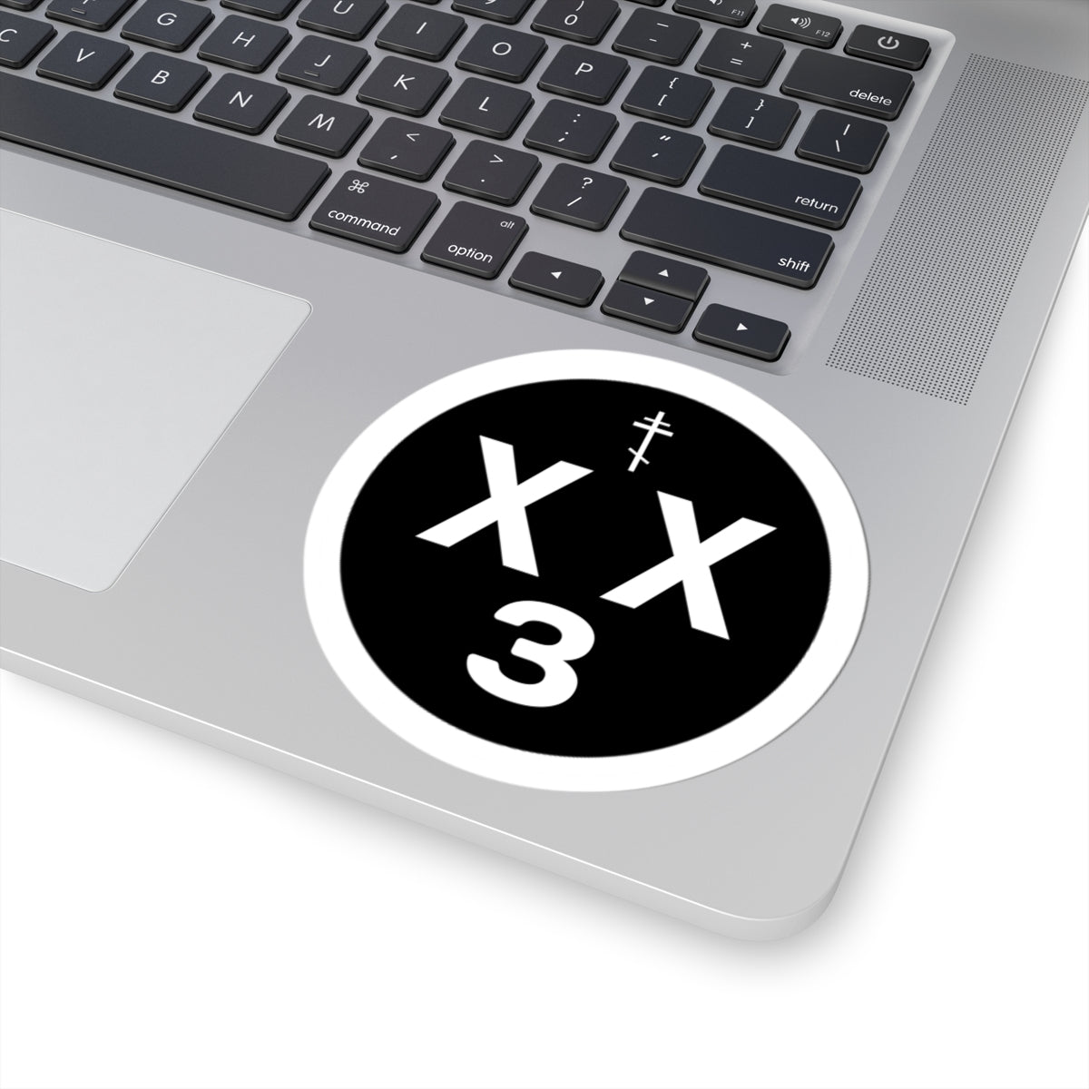 orthodoxx3d sticker - black