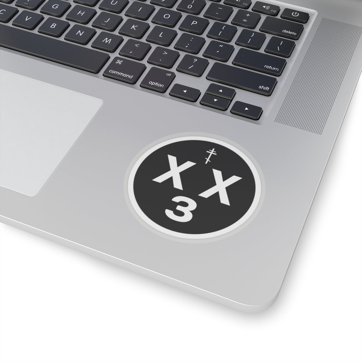 orthodoxx3d sticker - black