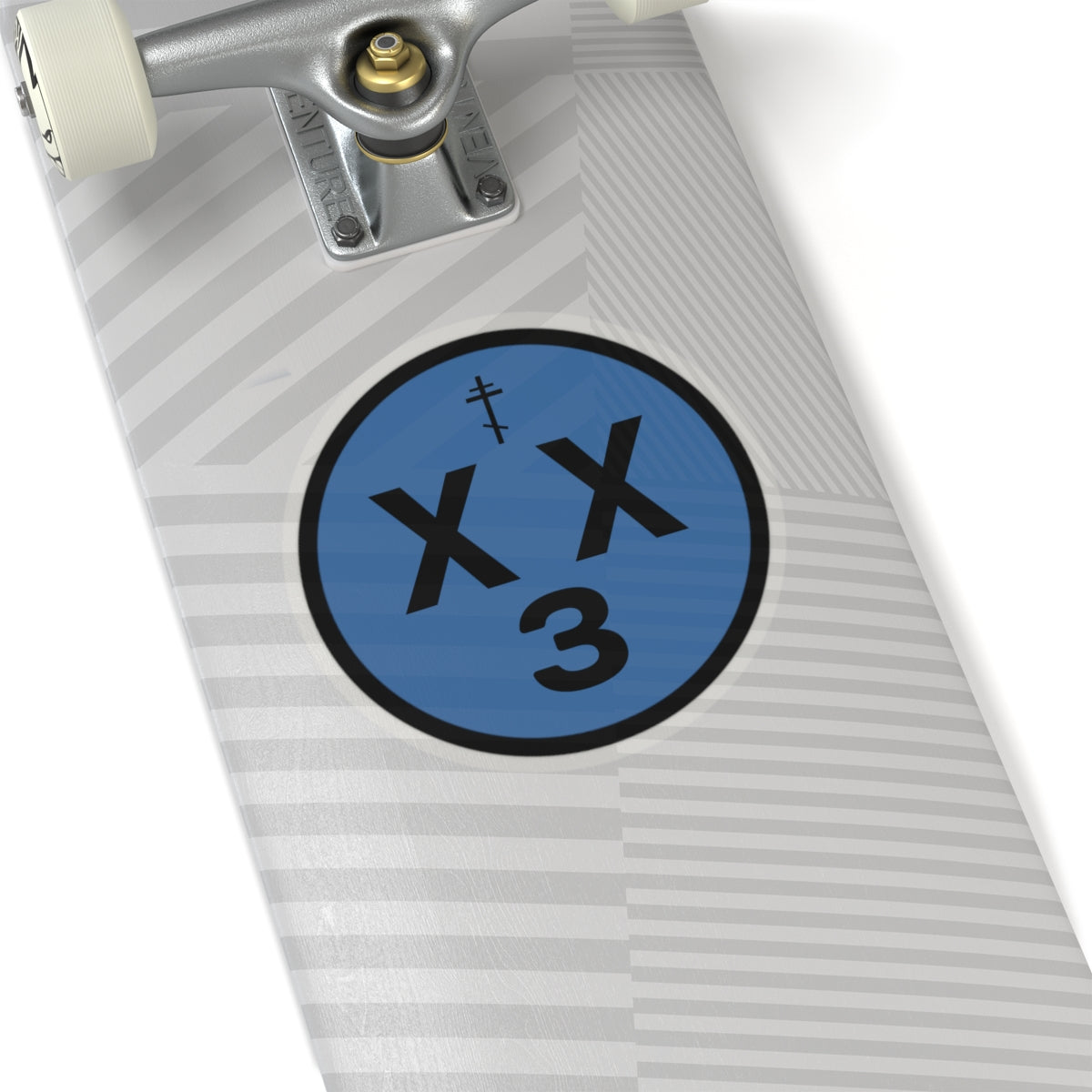 orthodoxx3d sticker - blue