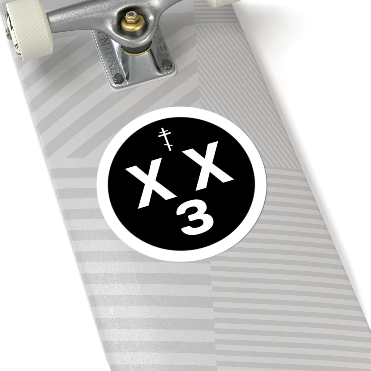 orthodoxx3d sticker - black