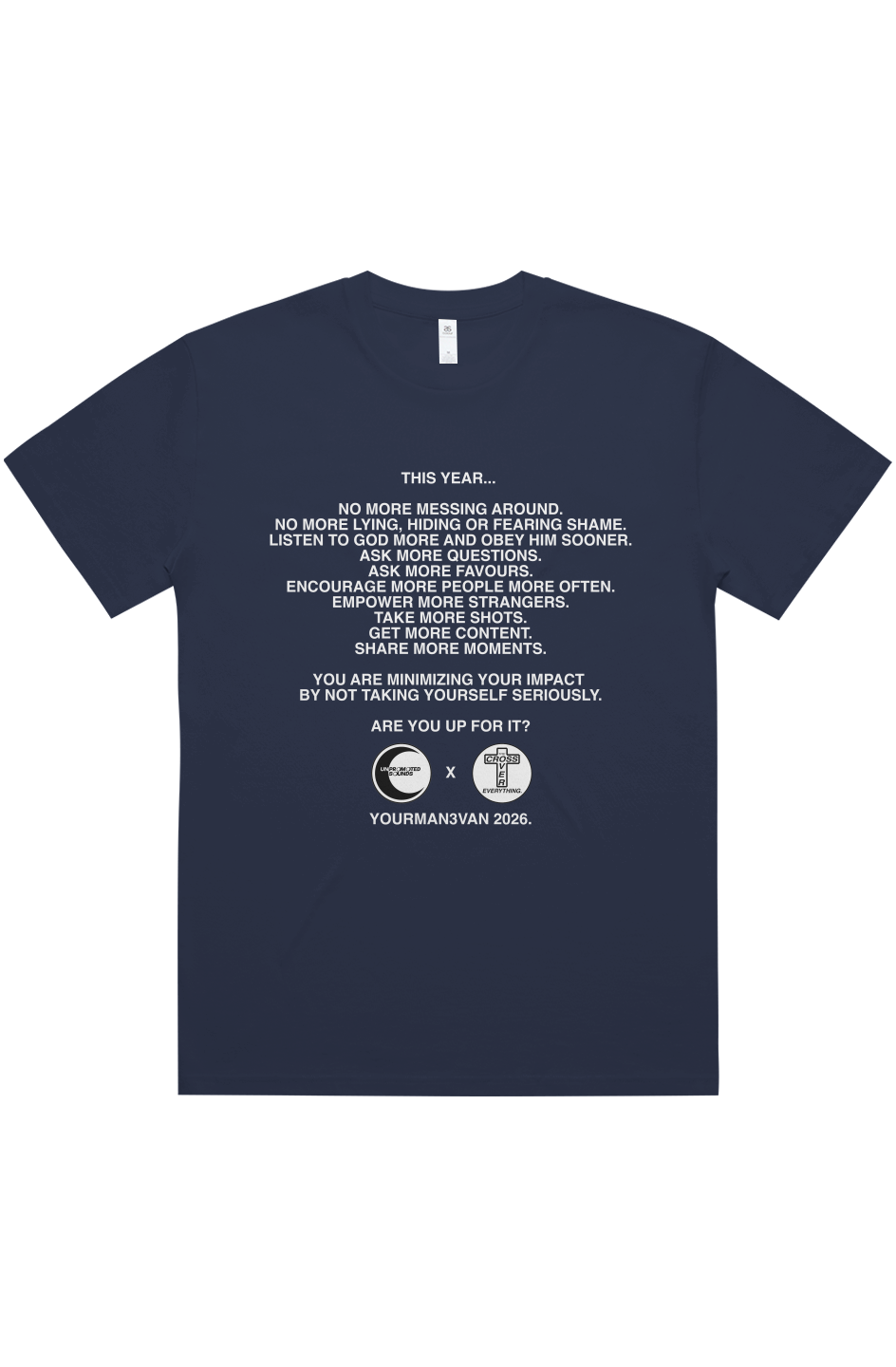 yourman3VAN 2026 "More" Oversized T-Shirt