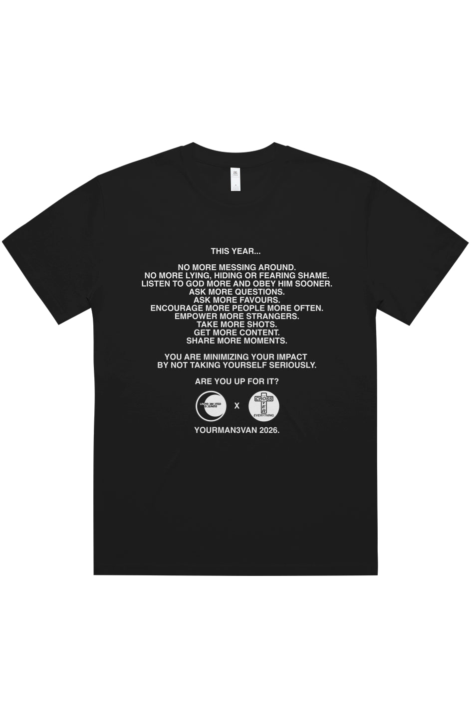 yourman3VAN 2026 "More" Oversized T-Shirt