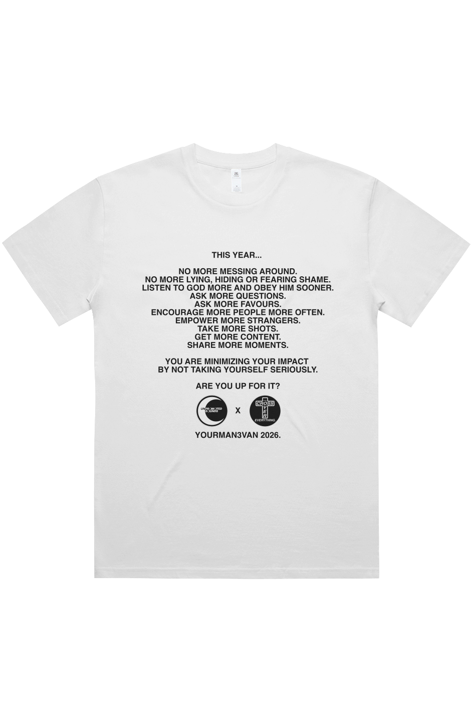 yourman3VAN 2026 "More" Oversized T-Shirt