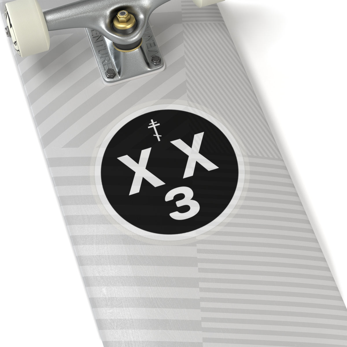 orthodoxx3d sticker - black