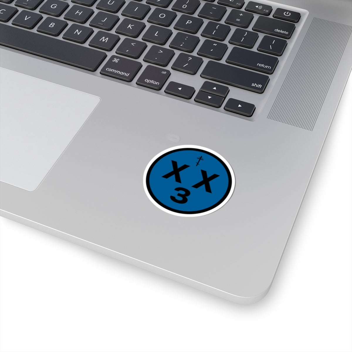 orthodoxx3d sticker - blue