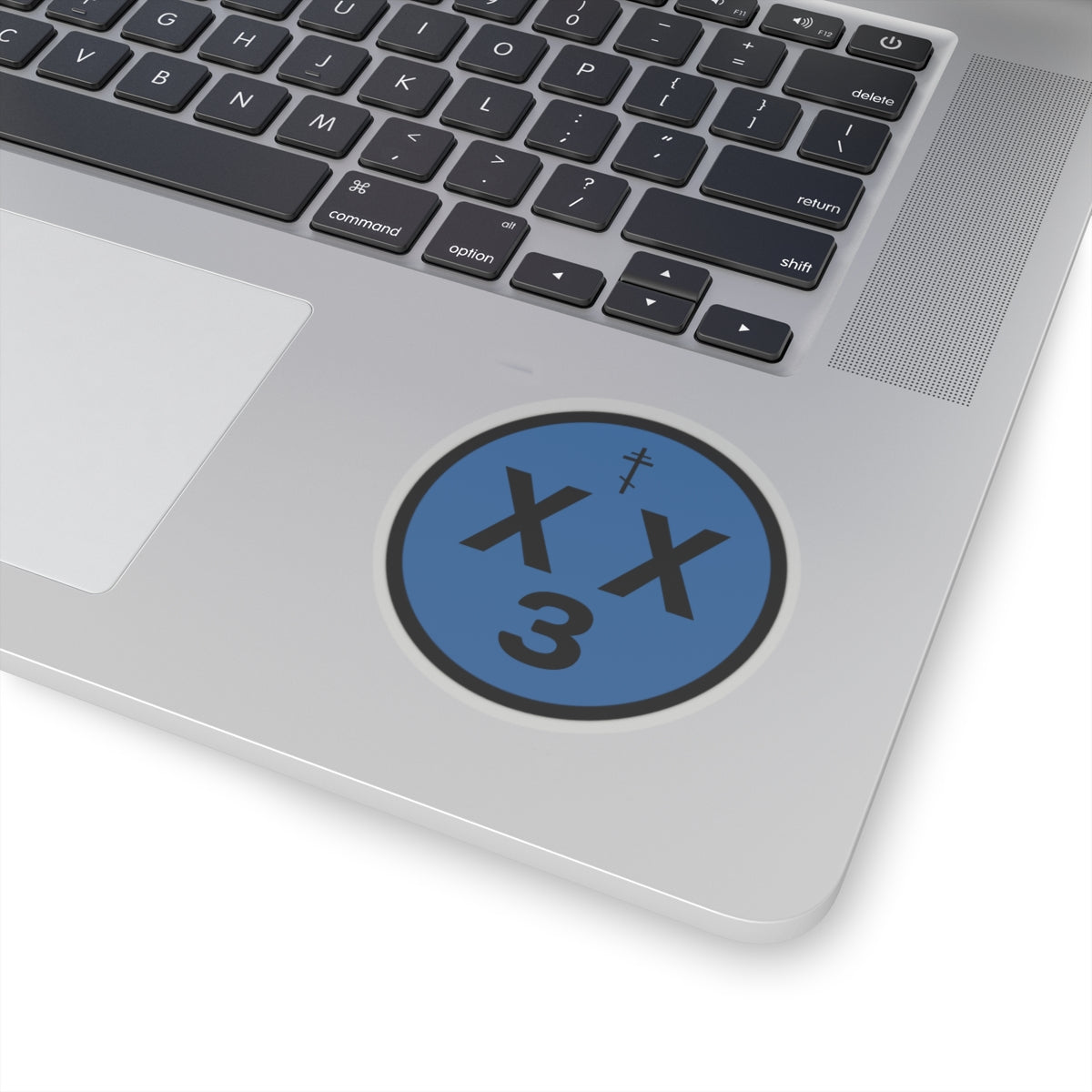 orthodoxx3d sticker - blue