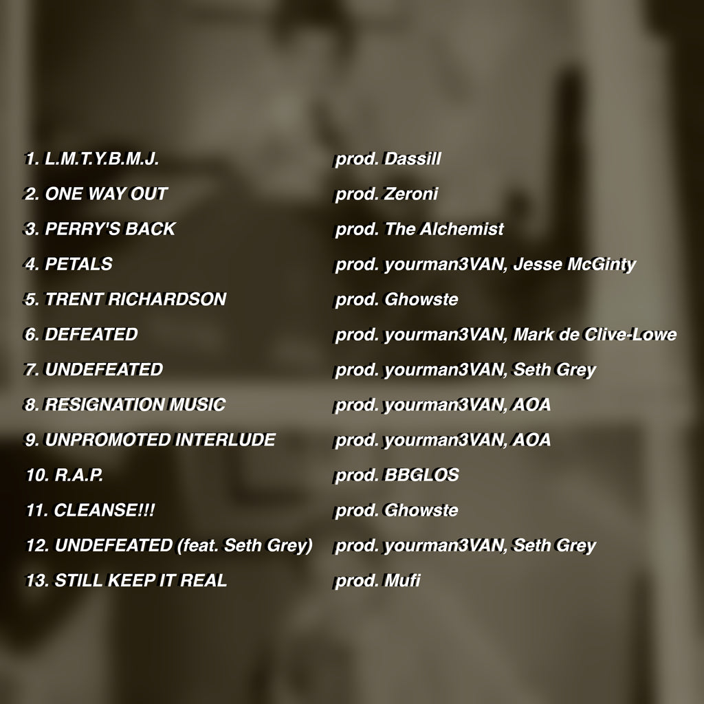 The Van Tape Vol. 01 - Test Of Faith by yourman3VAN (FREE Download)